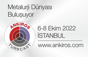 Katılımcısı olduğumuz Ankiros 2022 Fuarı 6-8 Ekimde Tüyap İstanbul Fuar Merkezinde